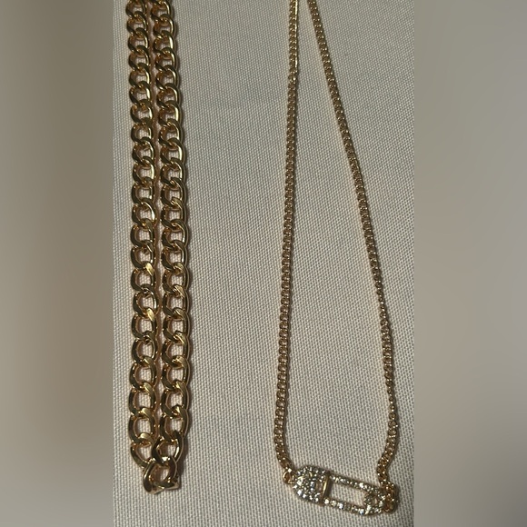 Gold Layered Chain Necklace Set for Women - 4 Pack - Picture 4 of 6